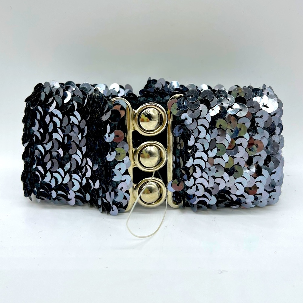 💙Blue Sequin Stretch Belt💙